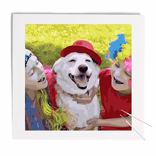 Malování podle čísel z vlastní fotky