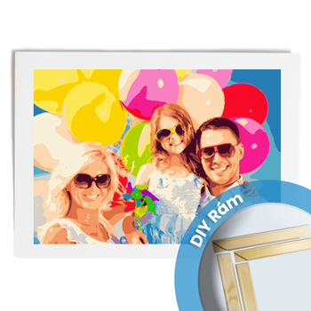 Malování podle čísel 70x50 - DIY Rám